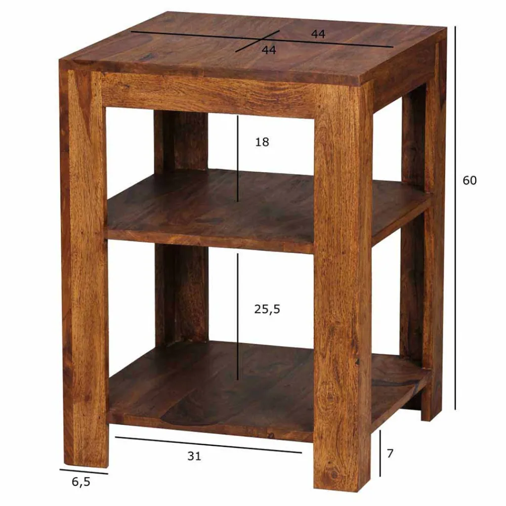 Wohnen Regal Hoslo mit drei Ablageflächen