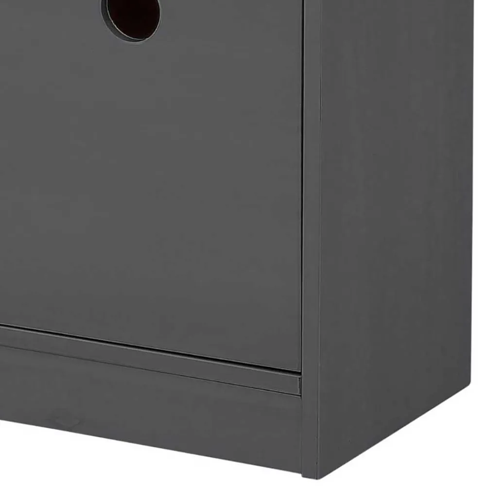 Kinder Wohnen Regal mit 4 Fächern und 4 Boxen - Buleta