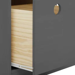 Kinder Wohnen Regal mit 4 Fächern und 4 Boxen - Buleta