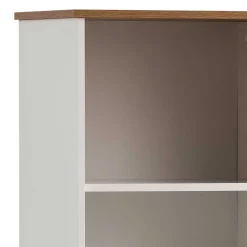 Wohnen Büroregale*Regal mit drei Fächern und Tür - Salcina