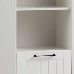 Wohnen Büroregale*Regal mit drei Fächern und Tür - Salcina