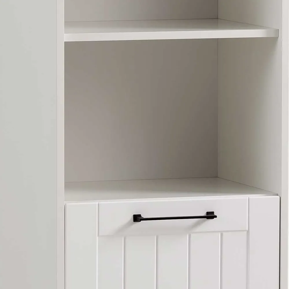 Wohnen Büroregale*Regal mit drei Fächern und Tür - Salcina