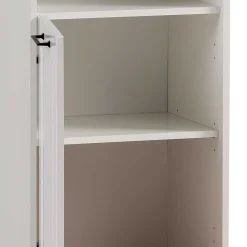 Wohnen Büroregale*Regal mit drei Fächern und Tür - Salcina