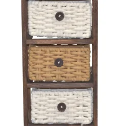 Wohnen Regal mit Körben aus Kordel Geflecht - Owiconta