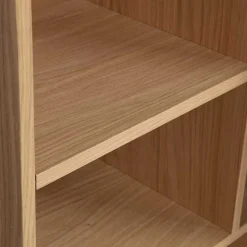 Wohnen Regal mit vier Fächern und drei Türen - Ewana