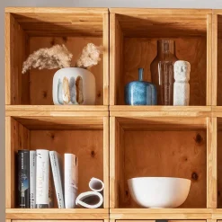 Wohnen Regal Schrank Wand Möbel Kombi - Iljona (zwanzigteilig)