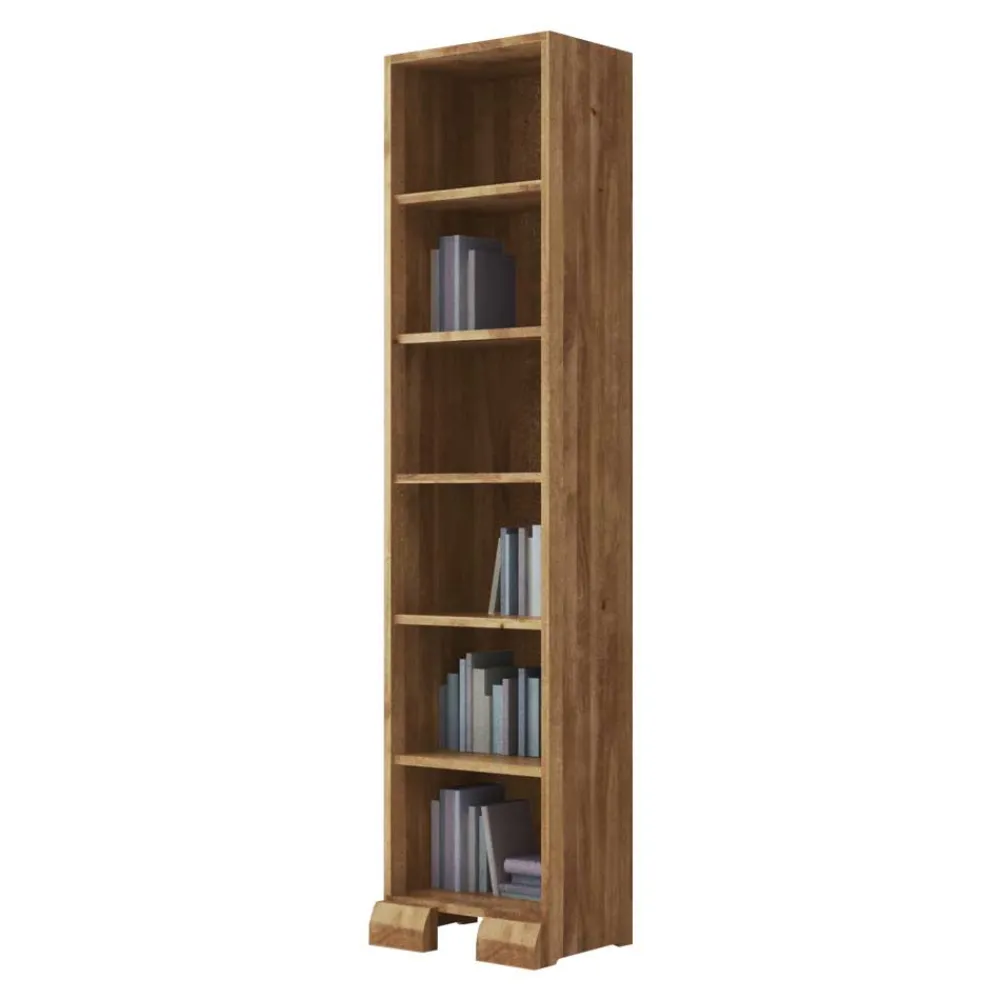 Wohnen Regal Vaskov aus Wildeiche Massivholz