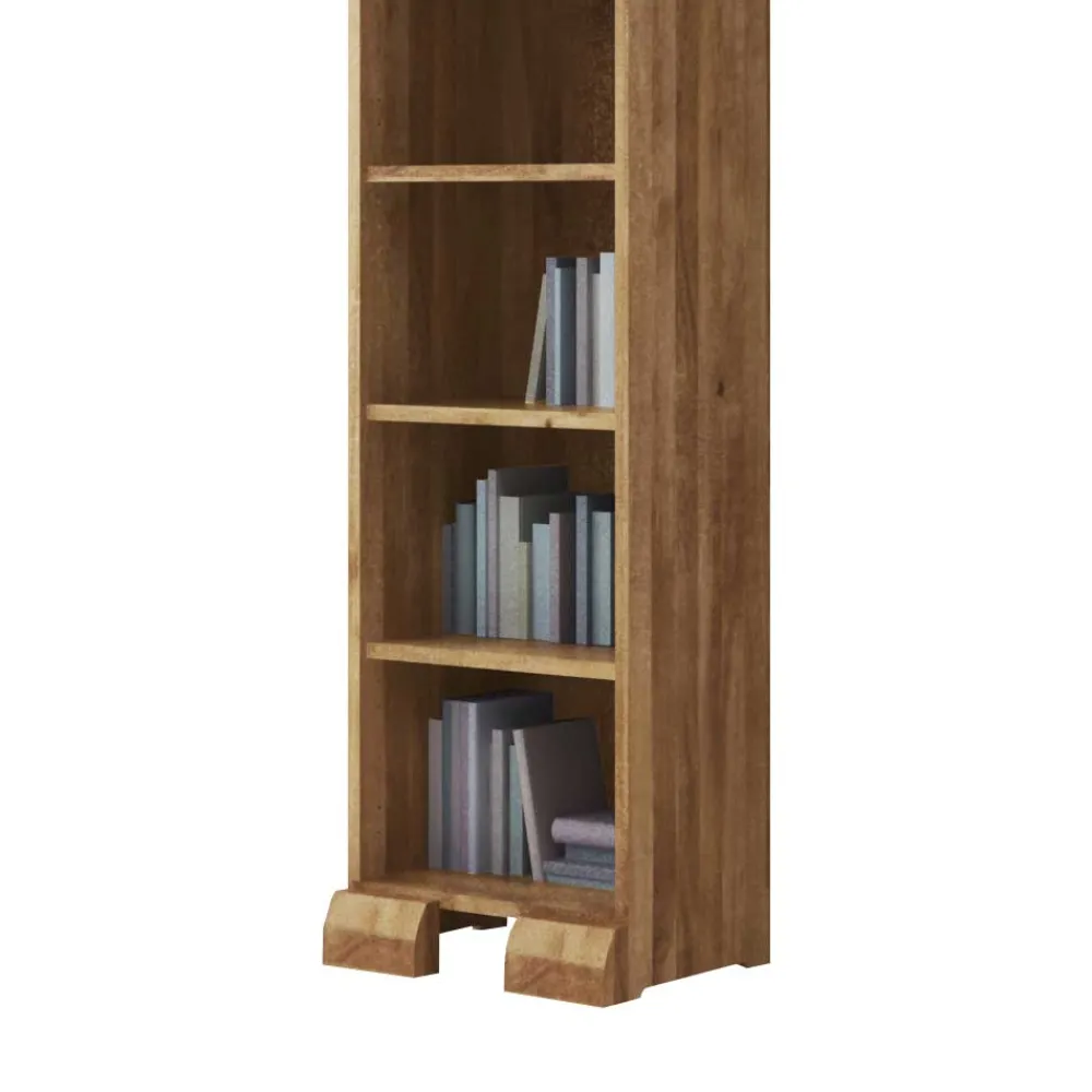 Wohnen Regal Vaskov aus Wildeiche Massivholz