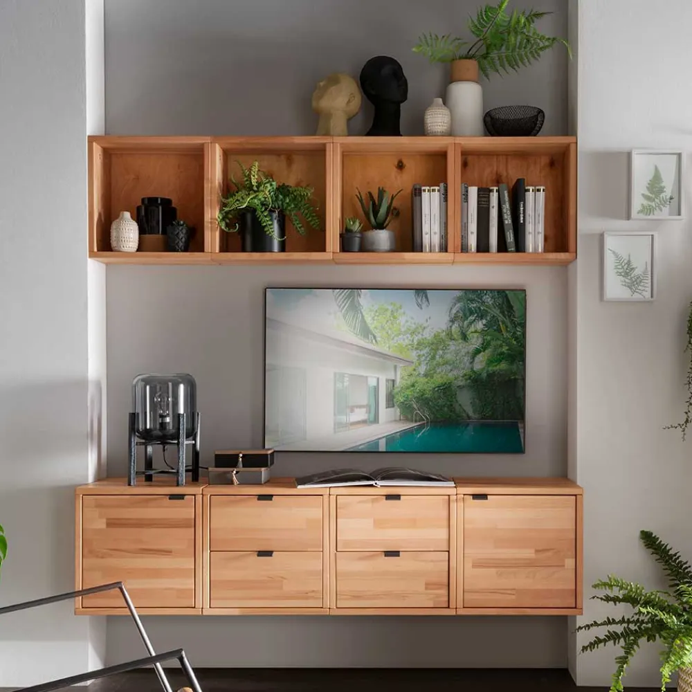 Wohnen Wohnwände|Wohnwand*Regale & Kommoden in Würfel Form - Gabela (achtteilig)