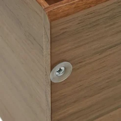 Wohnen Regalmodul Duo in Nussbaum - Kiara (zweiteilig)