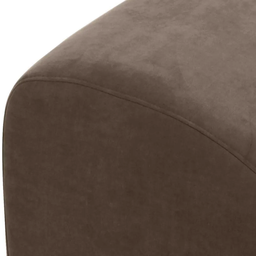 Wohnen Relaxsessel in Beigegrau und Nussbaum - Kilazu