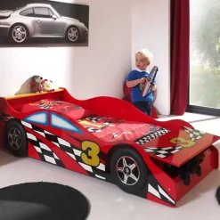 Wohnen Kindermöbel|Kinderbetten*Rennautobett Streeter in Rot