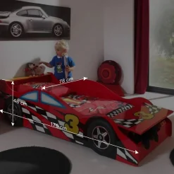 Wohnen Kindermöbel|Kinderbetten*Rennautobett Streeter in Rot
