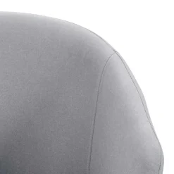 Wohnen Retro Armlehnenstühle in Hellgrau - Dranico (2er Set)