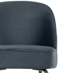 Wohnen Retro Möbel|Barhocker*Retro Bar Stuhl in Petrol Blau Samt - Plicardo