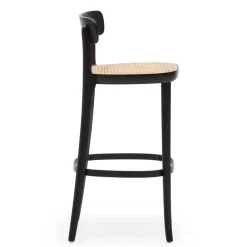 Wohnen Barhocker|Hocker*Retro Barstuhl mit Wiener Geflecht Sitz - Pulany (2er Set)