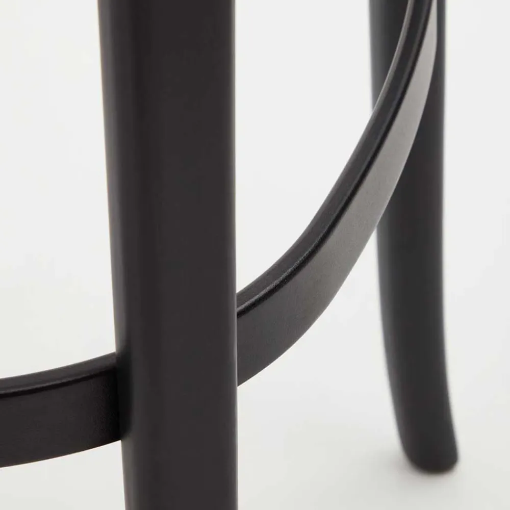 Wohnen Barhocker|Hocker*Retro Barstuhl mit Wiener Geflecht Sitz - Pulany (2er Set)