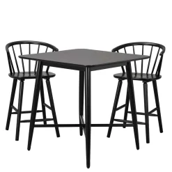 Wohnen Küchen-Essgruppen|Essgruppen*Retro Bartisch & Barstühle - Mectilda (dreiteilig)