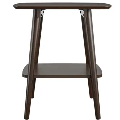 Wohnen Tische|Braune Möbel*Retro Beistelltisch in Walnuss Optik - Despelin