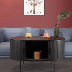 Wohnen Couchtisch|Retro Möbel*Retro Couchtisch mit Schiebetüren - Lurymav