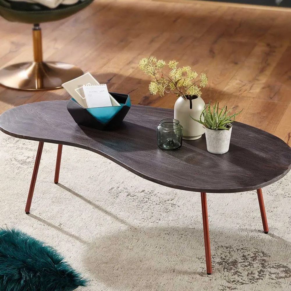 Wohnen Retro Couchtisch nierenförmig - Varese