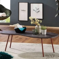 Wohnen Retro Couchtisch nierenförmig - Varese
