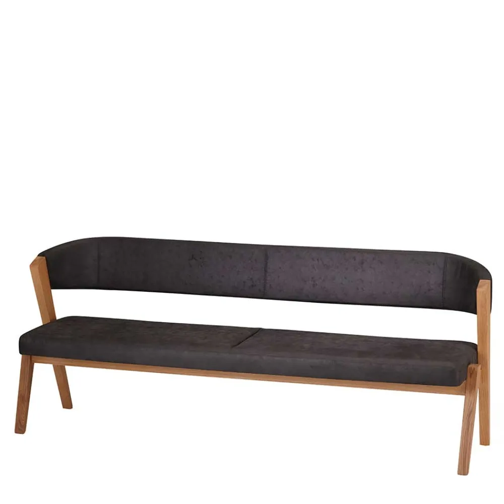 Wohnen Retro Möbel|Küchenbänke*Retro Design Esstischbank mit Rückenlehne - Ovenciana