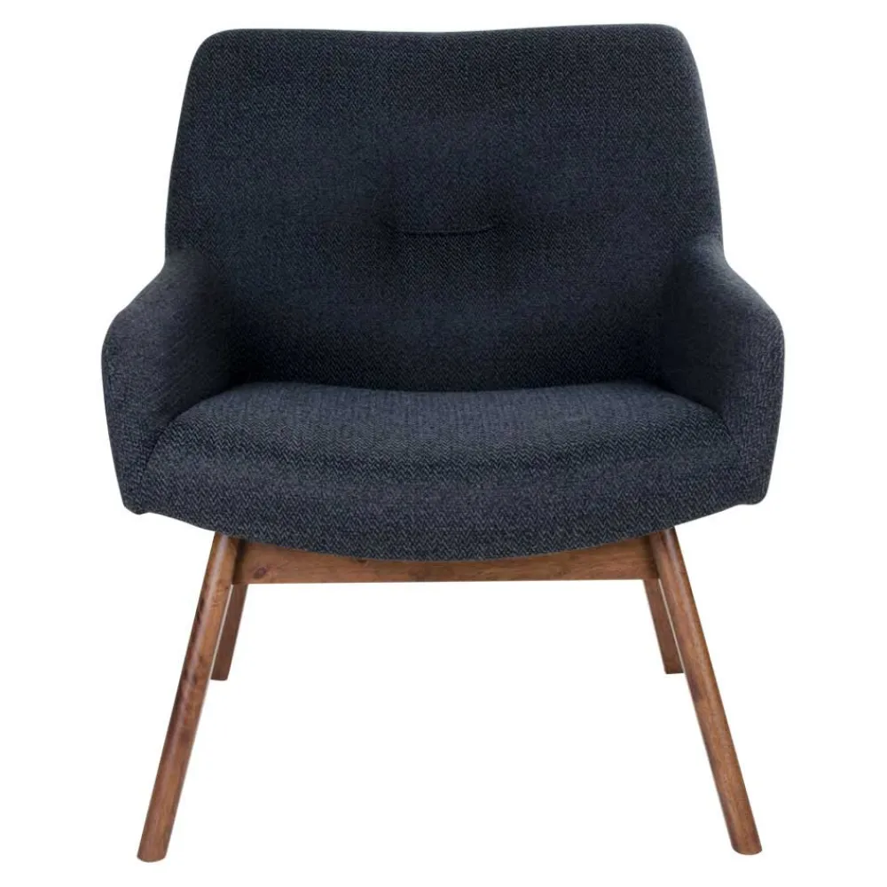 Wohnen Braune Möbel|Sessel & Hocker*Retro Designsessel mit 40 cm Sitzhöhe - Chalil