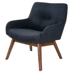 Wohnen Braune Möbel|Sessel & Hocker*Retro Designsessel mit 40 cm Sitzhöhe - Chalil