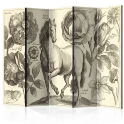 Wohnen Vintage Möbel|Kinder-Paravents*Retro Paravent mit Naturdarstellungen - Freedoms