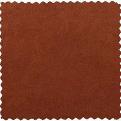 Wohnen Retro Polsterecke in Kastanienfarben Samtstoff - Enzing