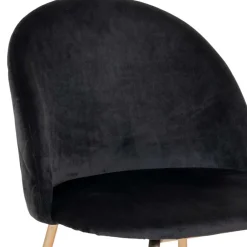 Wohnen Retro Polsterstühle mit Messing Gestell - Silvanus (2er Set)