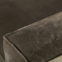 Wohnen Retro Samt Sofa in Dunkelgrün Italiano mit 280cm