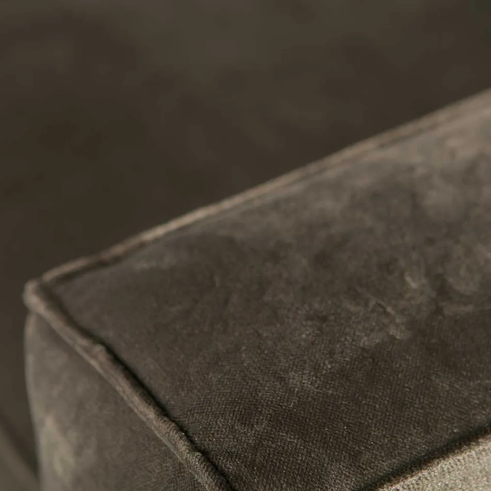 Wohnen Retro Samt Sofa in Dunkelgrün Italiano mit 280cm