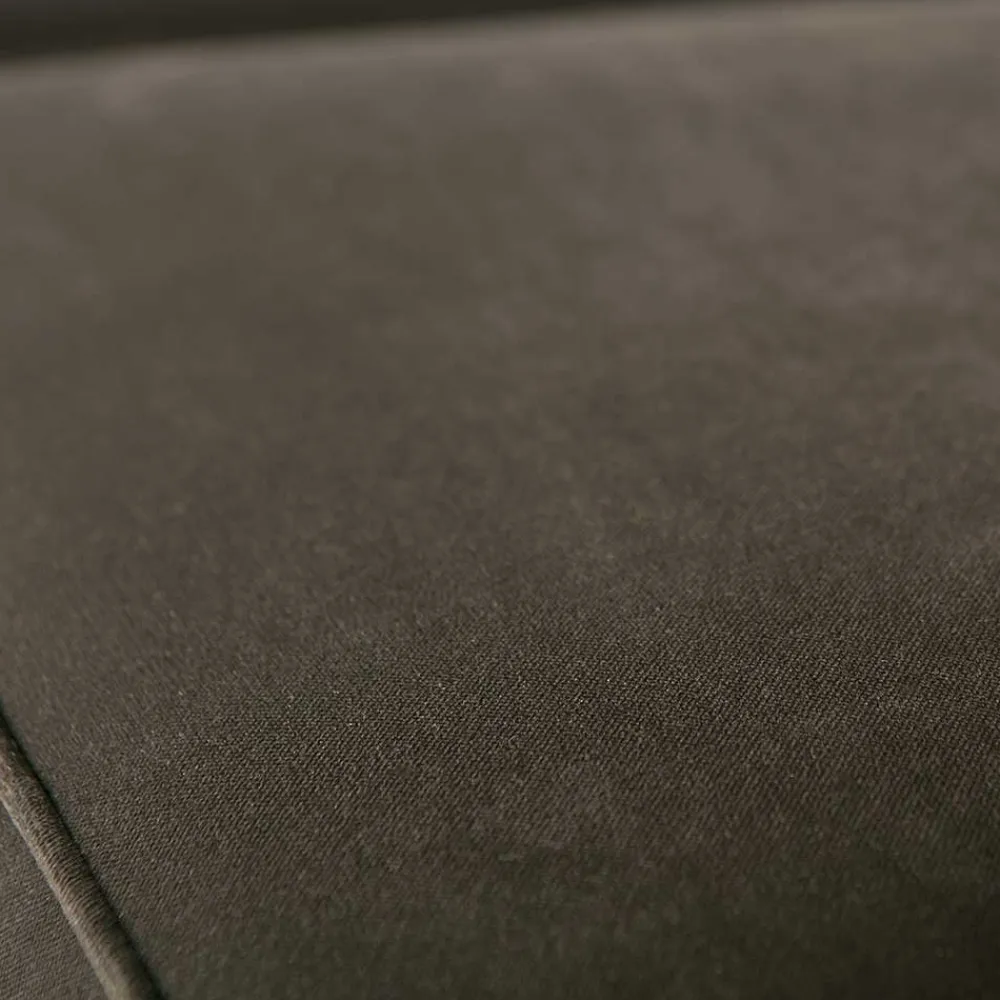 Wohnen Retro Samt Sofa in Dunkelgrün Italiano mit 280cm