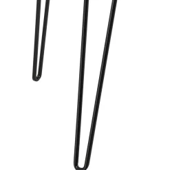 Wohnen Bürotische*Retro Schreibtisch in Walnuss Optik & Schwarz - Filumenta