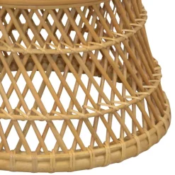 Wohnen Rattanmöbel*Retro Sessel aus Geflecht Rattan Natur - Garzone