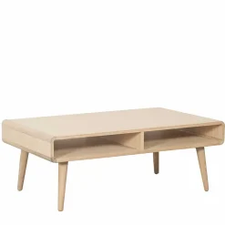 Wohnen Retro Style Couchtisch mit zwei Fächern - Medias