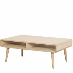 Wohnen Retro Style Couchtisch mit zwei Fächern - Medias