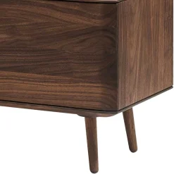 Wohnen Retro Möbel|Sideboards & Kommoden*Retro TV Element aus Nussbaum Massivholz - Rivossa