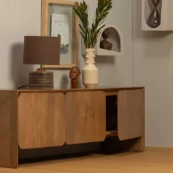 Wohnen Sideboards & Kommoden|Tv & Hifi-Möbel*Retro TV Kommode aus Mangobaum Massivholz - Ambros