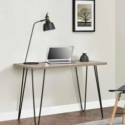 Wohnen Retrodesign Schreibtisch mit Haarnadel Beinen - Dressed