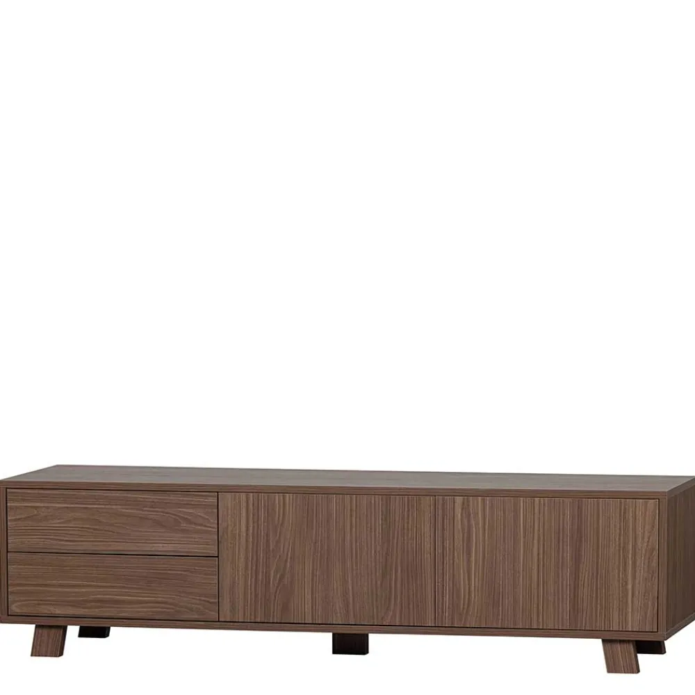 Wohnen Braune Möbel|Retro Möbel*Retrodesign TV Board in Walnuss - Acaso