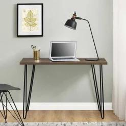 Wohnen Retro-Schreibtisch mit Hairpin Legs - Akrana
