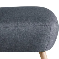 Wohnen Retro-Sessel in Jeansblau Stoff - Florida