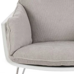 Wohnen Retro Möbel|Sessel & Hocker*Retrosessel mit Chrom Bügelgestell - Harukivo (2er Set)