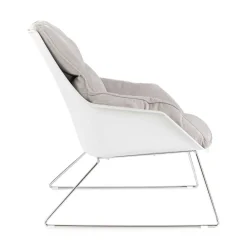 Wohnen Retro Möbel|Sessel & Hocker*Retrosessel mit Chrom Bügelgestell - Harukivo (2er Set)