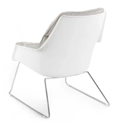 Wohnen Retro Möbel|Sessel & Hocker*Retrosessel mit Chrom Bügelgestell - Harukivo (2er Set)