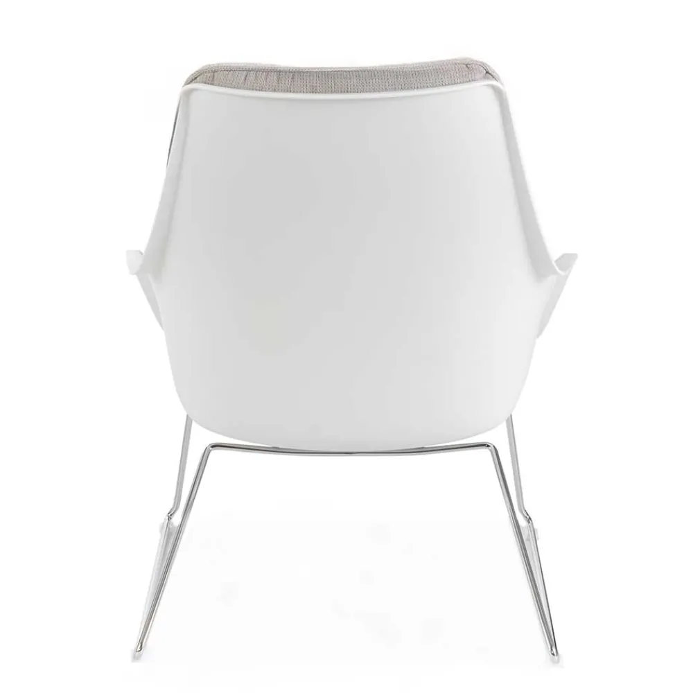 Wohnen Retro Möbel|Sessel & Hocker*Retrosessel mit Chrom Bügelgestell - Harukivo (2er Set)