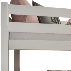 Kinder Wohnen Robustes Etagenbett in Weiß - Polar